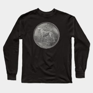 Lucky Irish Sixpence Coin — A Wolfhound Long Sleeve T-Shirt